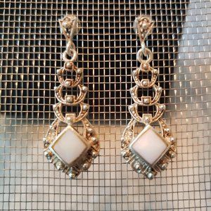 Balinese Style filigree Sterling Silver with Moonstone posts